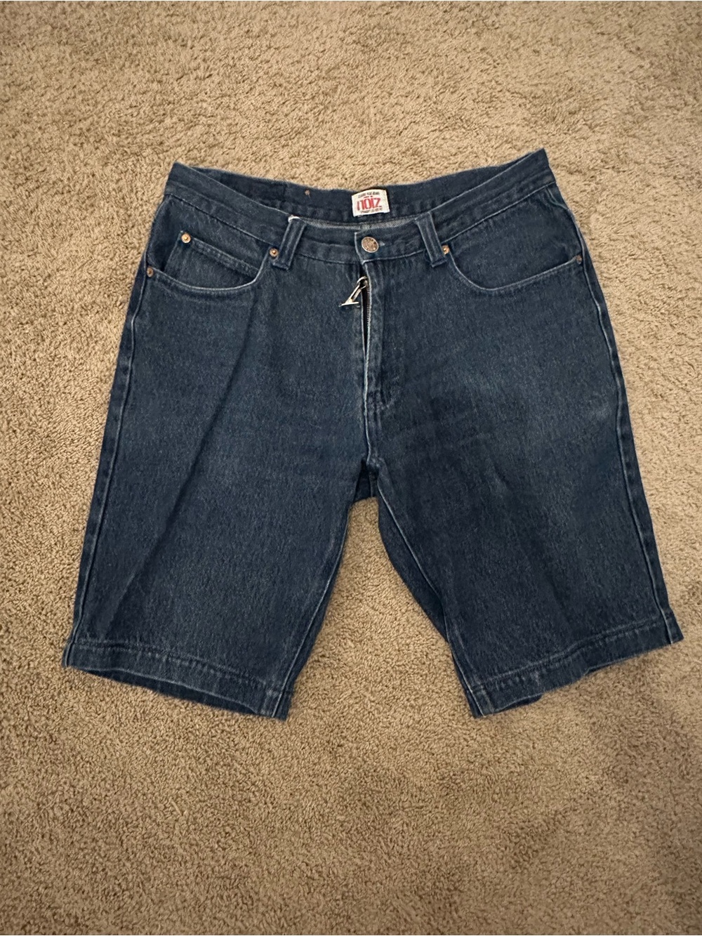 Classic Dark Blue Denim Jean Shorts — Women